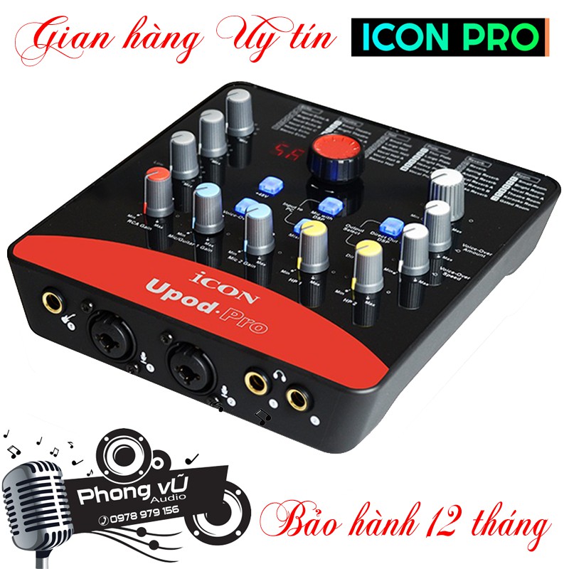 Sound Card ICON Upod Pro thu âm livestreams
