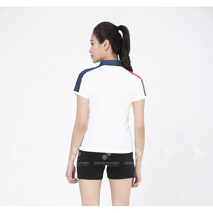 Áo cầu lông, Áo tennis Donexpro Nam Nữ MC- 9034 - AC- 3634 - Trắng
