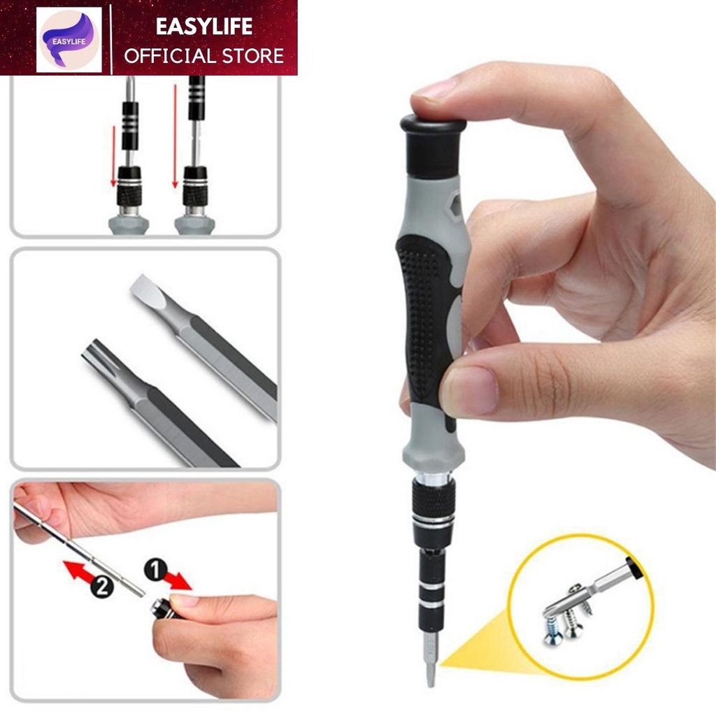 Bộ tua vít từ tính 115 trong 1 sửa điện thoại, laptop chuyên nghiệp tiện lợi tua vít điện thoại