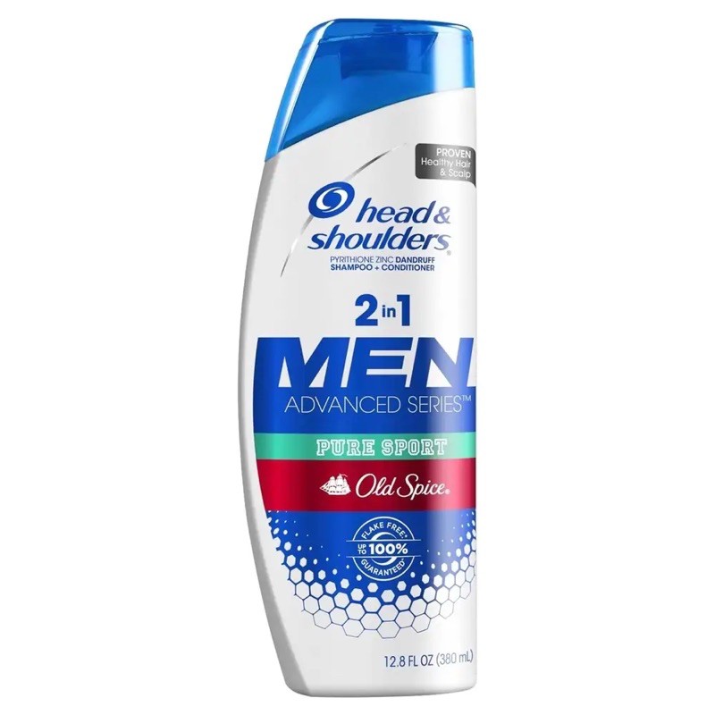 Dầu gội và xả H&S Men Advances Series Pure Sport x Old Spice