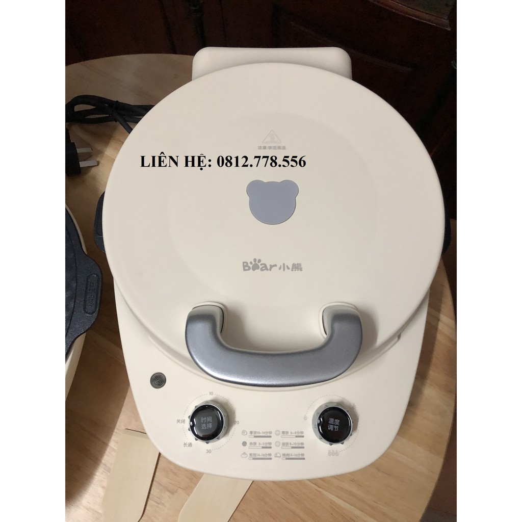 CHẢO ĐIỆN 2 MẶT THÁO KHAY NƯỚNG CHIÊN XÀO/ KẸP BÁNH MỲ BEAR