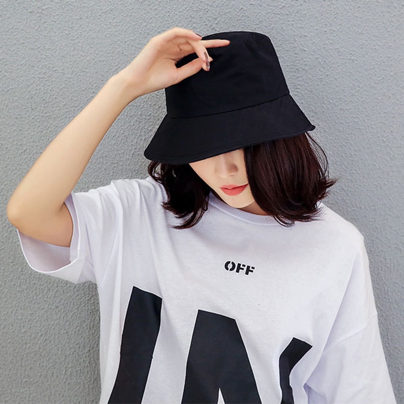 Nón bucket vành cụp phong cách Ulzzang Unisex XM004