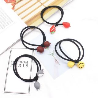 Set 4 Dây nịt tóc Line Friends