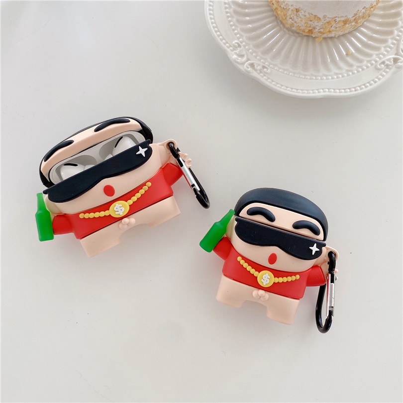 Case AirPods Vỏ Bọc Tai Nghe AirPods 1/2/Pro Cậu Bé Bút Chì Shin Cool - Minh An Saigon