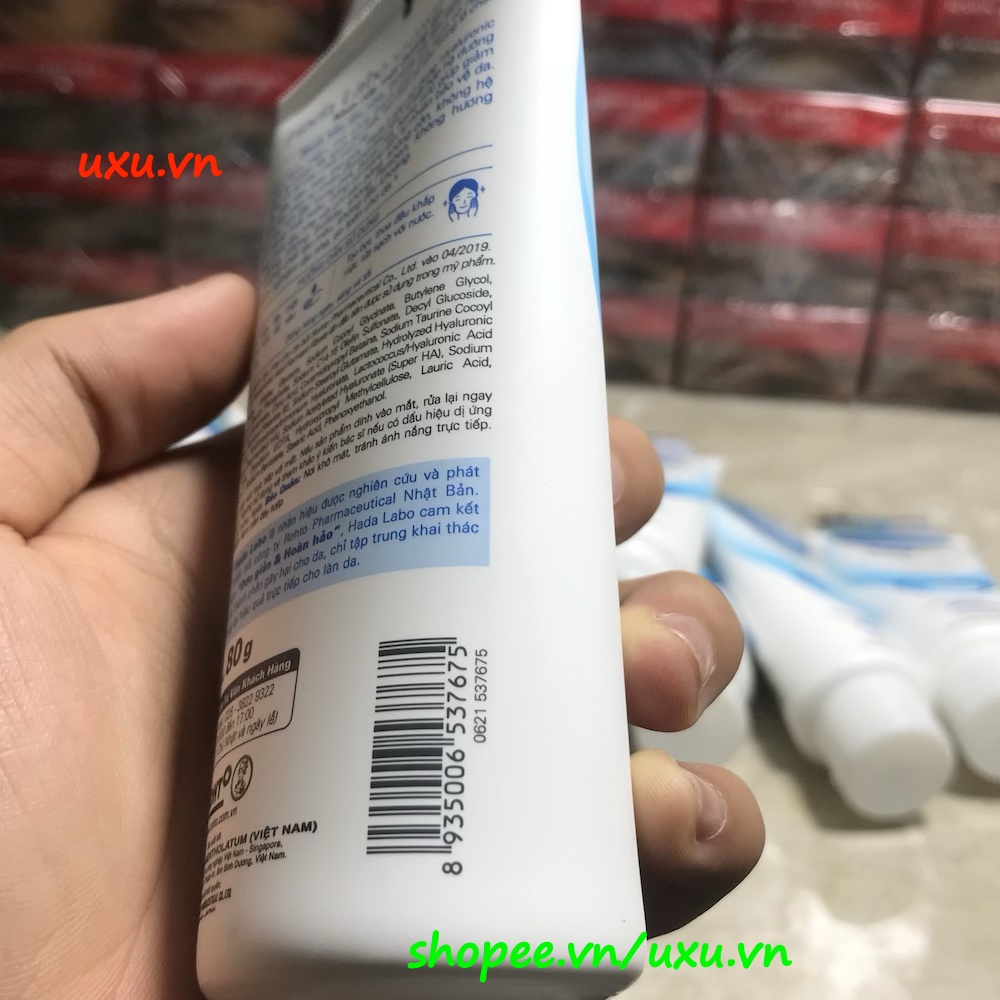Sữa Rửa Mặt 80g Hada Labo Dưỡng Ẩm Tối Ưu Advanced Nourish Hyaluron Cleanser, Với uxu.Vn Tất Cả Là Chính Hãng.