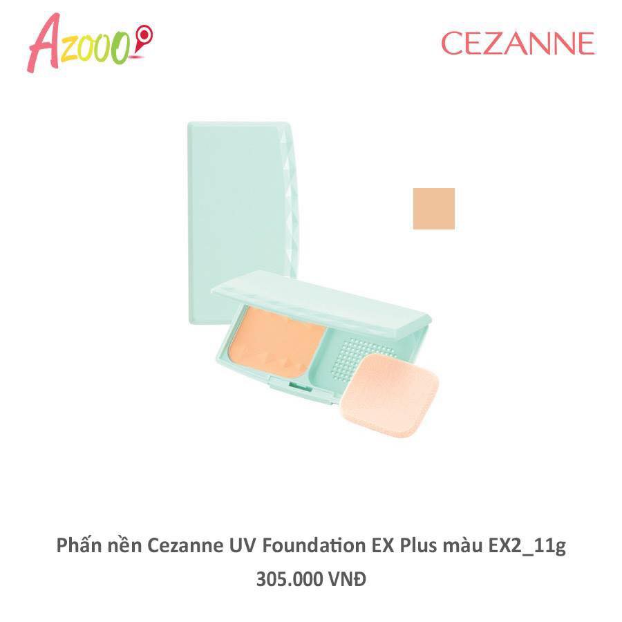 [Hàng chính hãng - Có tem chống hàng giả] Phấn nền Cezanne UV Foundation EX Plus 11g - Nhật Bản | BigBuy360 - bigbuy360.vn