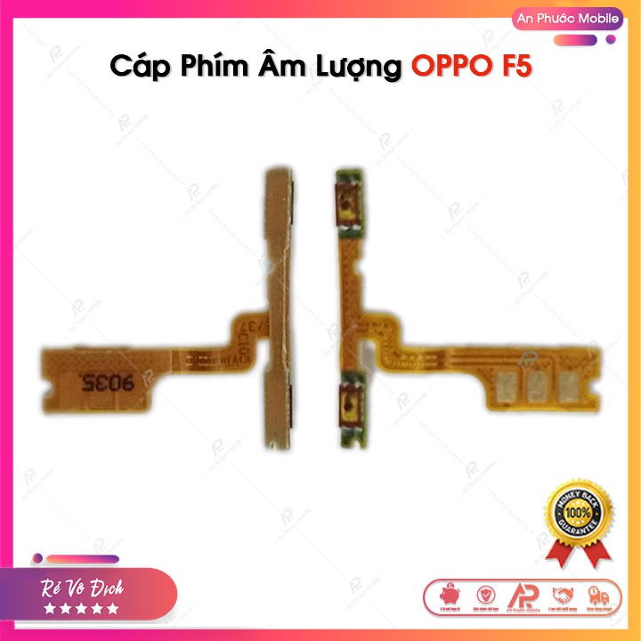 Cáp Nút Âm Lượng OPPO F5 - Linh Kiện Cáp Phím Volume Âm Thanh Điện Thoại Zin Bóc Máy