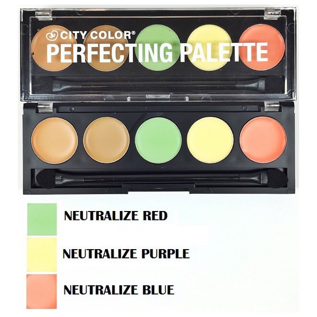 BẢNG KEM CHE KHUYẾT ĐIỂM + TẠO KHỐI CITY COLOR PERFECTING PALETTE