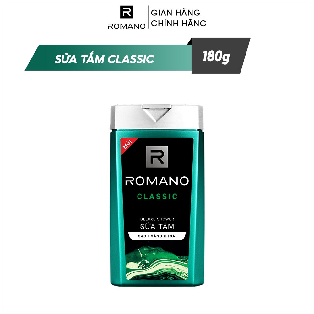 Sữa tắm Romano hương nước hoa 180g