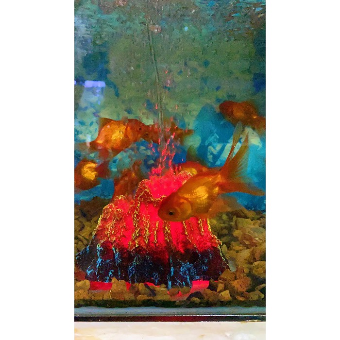 COMBO NÚI LỬA VÀ ĐÈN LED CHÌM ĐỦ MÀU ĐIỀU KHIỂN TỪ XA