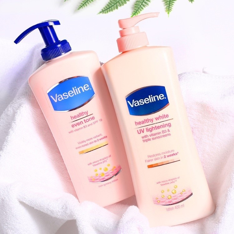 SỮA DƯỠNG THỂ VASELINE HEALTHY WHITE UV LIGHTENING BODY LOTION 400ML