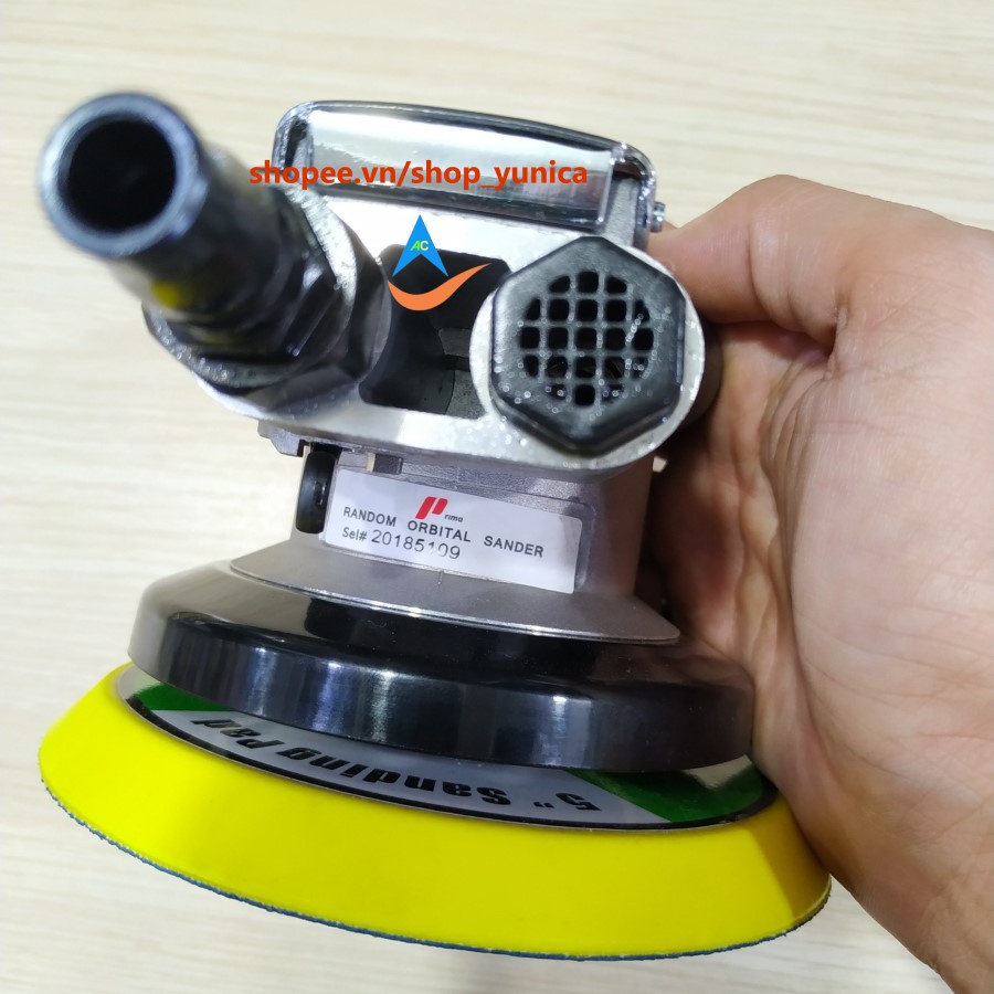 MÁY CHÀ NHÁM TRÒN 5 INCH KHẾ SẮT PRIMA 5 dùng hơi khí nén,giá tốt nhất giao hàng nhanh chóng tận nơi