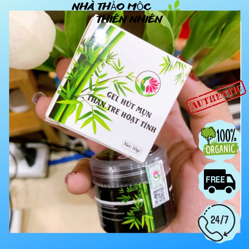 Gel lột mụn than tre hoạt tính, gel hút mụn Lê Thanh