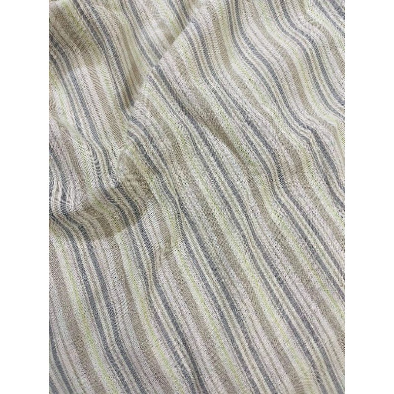 Vải linen kẻ sọc