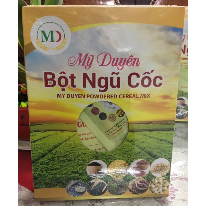 Bột ngũ cốc 300g 9 loại hạt (gạo lứt, đậu đen xanh lòng, đậu xanh, mè đen, đậu đỏ, hạt sen, bắp, đậu trắng, đậu nành)