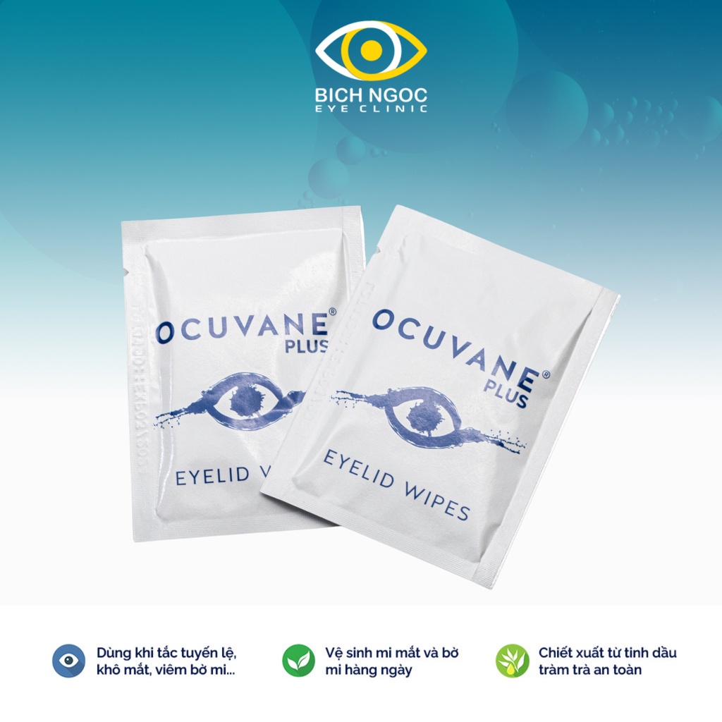 Miếng gạc lau mắt Ocuvane Plus - Chính hãng