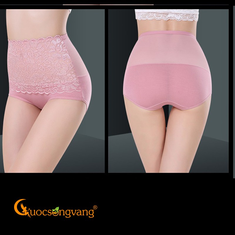 Quần lót nữ lưng cao quần lót ren giấu bụng GLDL021 Cuocsongvang