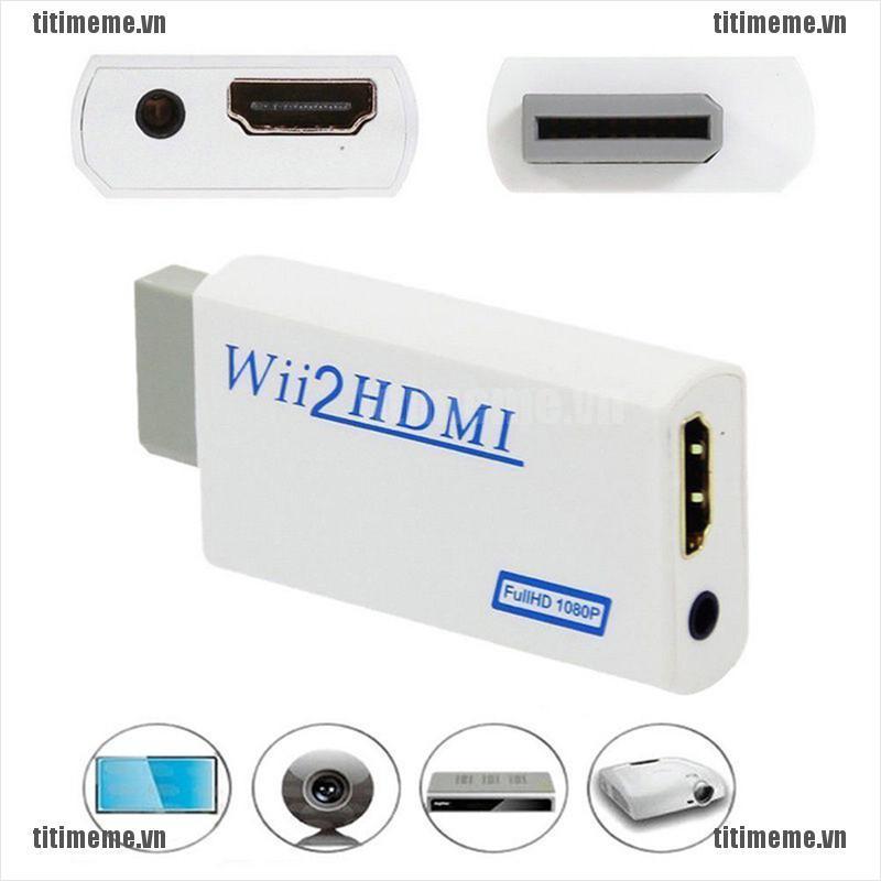 Bộ Chuyển Đổi Titi Hd Wii Sang Hdmi 1080p / 720p Với Giắc 3.5mm