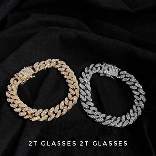 Vòng tay Cuban 2T Glasses