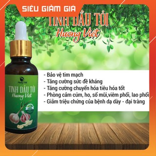 [SP CHẤT LƯỢNG CAO] Tinh dầu tỏi Hương Việt lọ 30ml