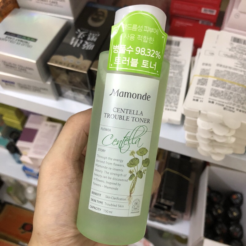 NƯỚC HOA HỒNG RAU MÁ MAMONDE CENTELLA TROUBLE TONER | BigBuy360 - bigbuy360.vn