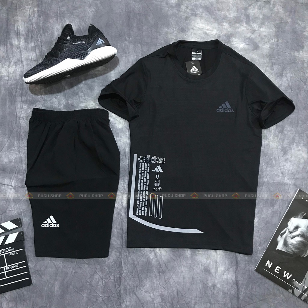 Bộ Quần Áo Thể Thao Nam Cổ Tròn Chất Vải Thun Lỗ Kim Thoáng Mát in hình sườn áo (Xăm H3) | BigBuy360 - bigbuy360.vn