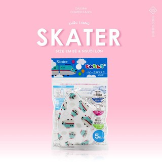 Auth Nhật🍀 Khẩu Trang kháng khuẩn Skater cho Trẻ em và người lớn
