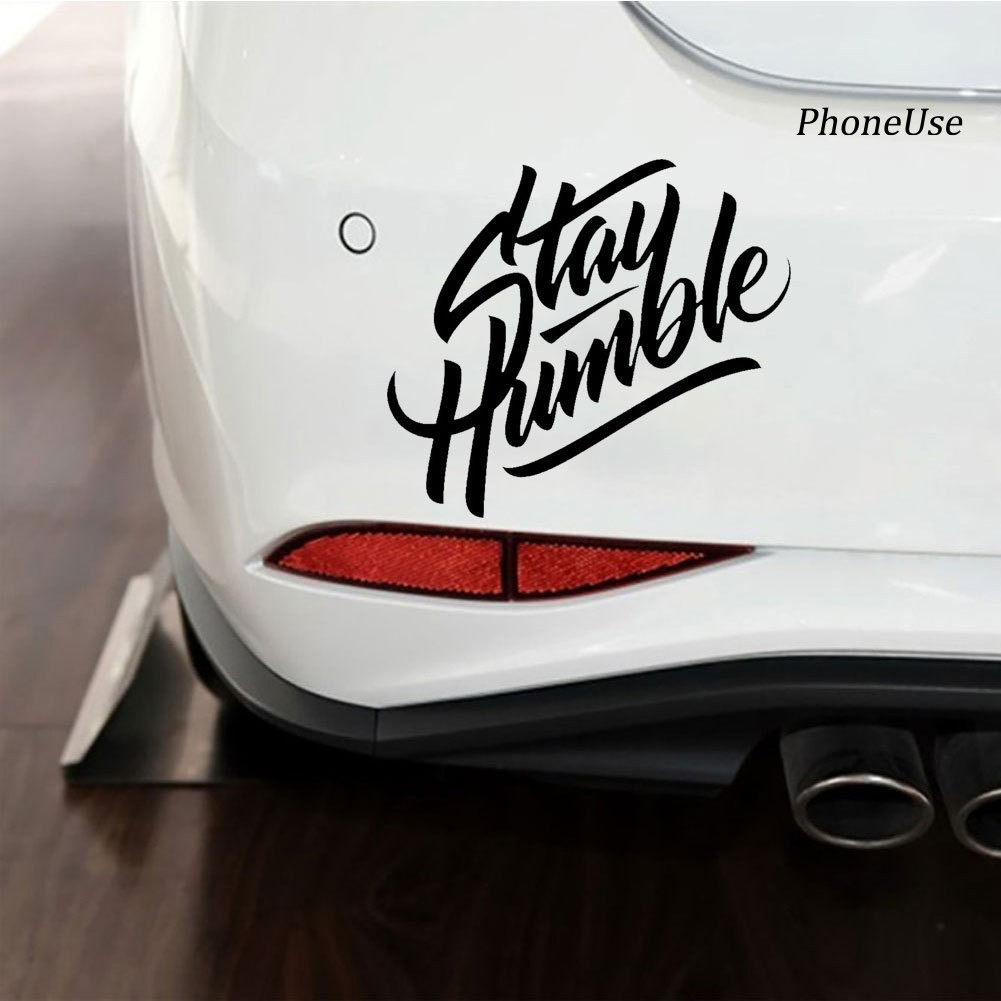 Sticker dán chuyên dùng để trang trí ô tô hình chữ cái phản quang