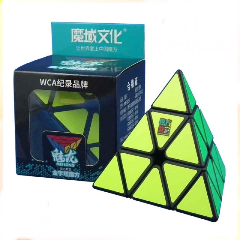 Rubik Pyraminx Moyu viền đen