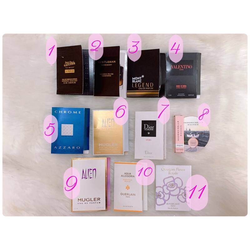 Sample Viral nước hoa các loại Pháp