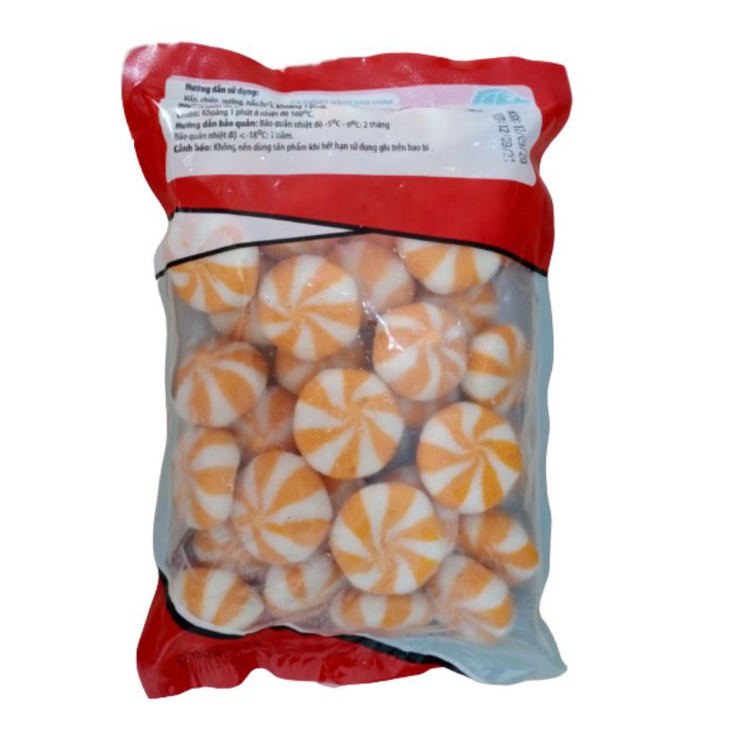 Bánh Bao Nhân Trứng Cá Nhím hàng VN Phu Mark gói 500gr (ship Grab/Nowship HCM 30p-2h)