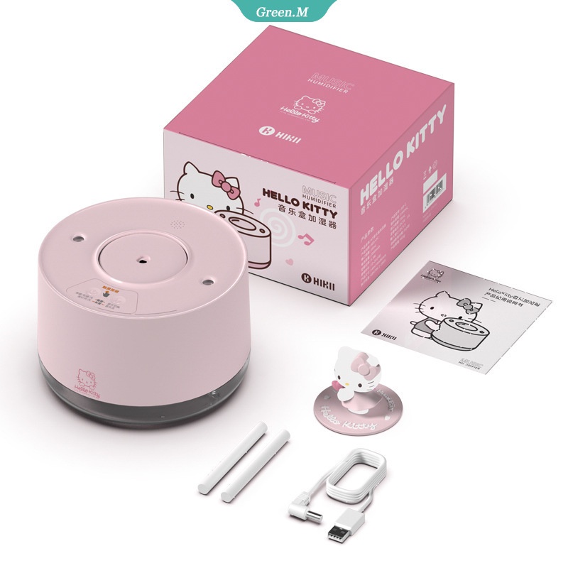 Máy Phun Sương Tạo Độ Ẩm Không Khí Mini Để Bàn Sạc USB Hình Hello Kitty Dễ Thương
