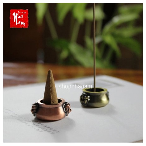 Đế cắm nhang vòng đặt hương cây dùng thắp hương phụ kiện thác khói trầm hương