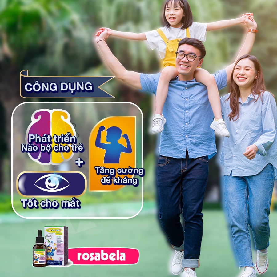 Siro Fitobimbi Omega 3 Junior tăng sức đề kháng cho bé, bổ mắt, phát triển não bộ, hỗ trợ miễn dịch cho trẻ (30ml)