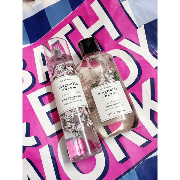 Sữa tắm và xịt thơm mùi Magnolia Charm BBW Mỹ 🇺🇸