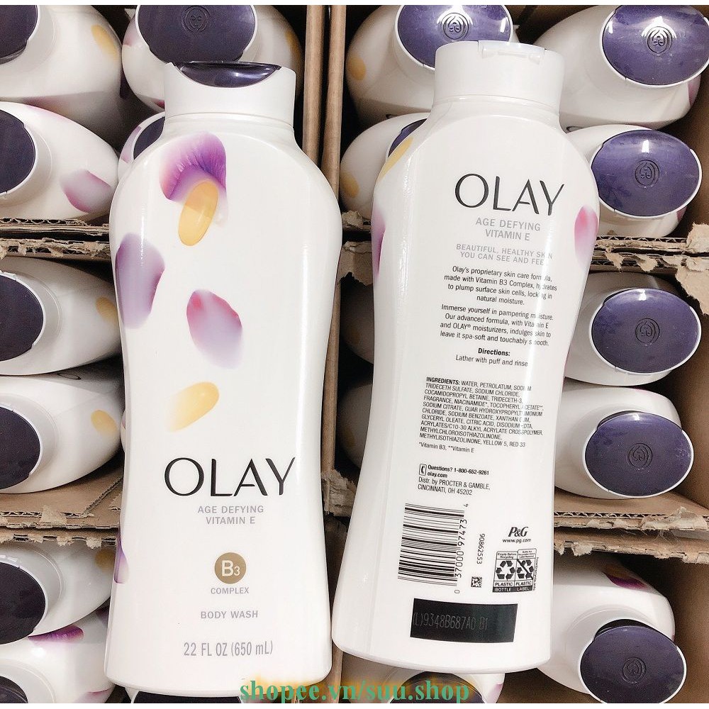 Sữa Tắm 650ml Olay Lait Damande,suu.shop cam kết 100% chính hãng