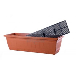 CHẬU HOA NHỰA DÀI TỰ DƯỠNG BABA BI-519 HÀNG NHẬP KHẨU MALAYSIA THÂN THIỆN VỚI MÔI TRƯỜNG