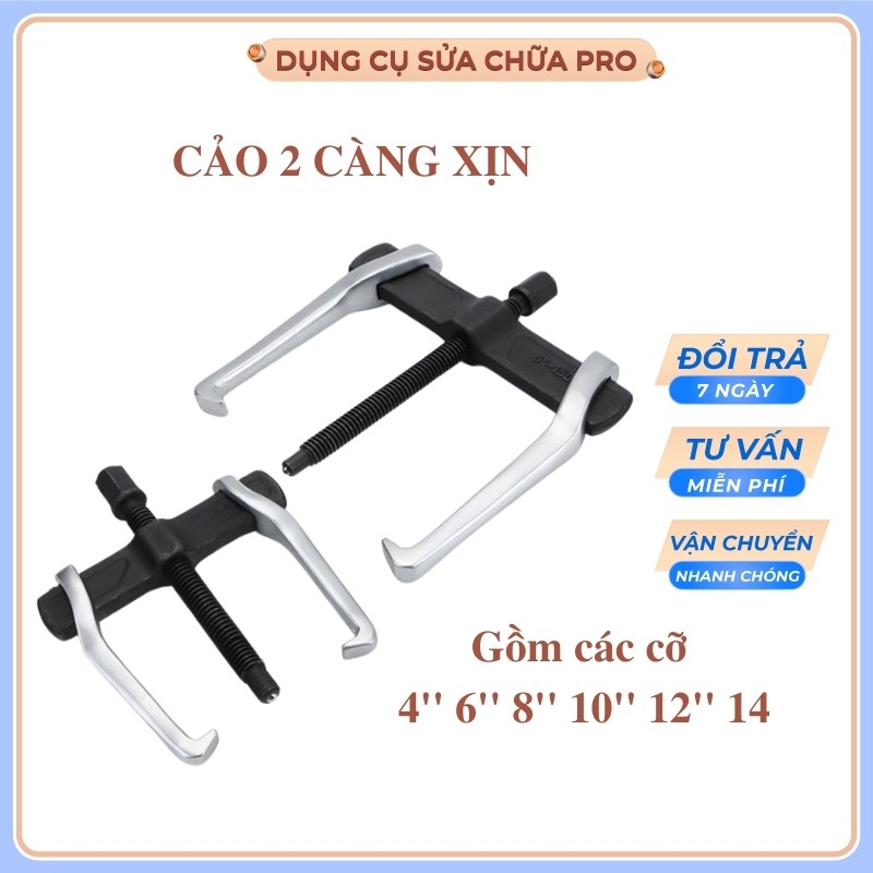 Vam cảo 2 càng tháo vòng bi 4'', 6'', 8, 10'', 12'' | BigBuy360 - bigbuy360.vn