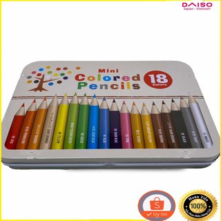 ( DAISO JAPAN) Mini Colour Pencils - 18 Colours