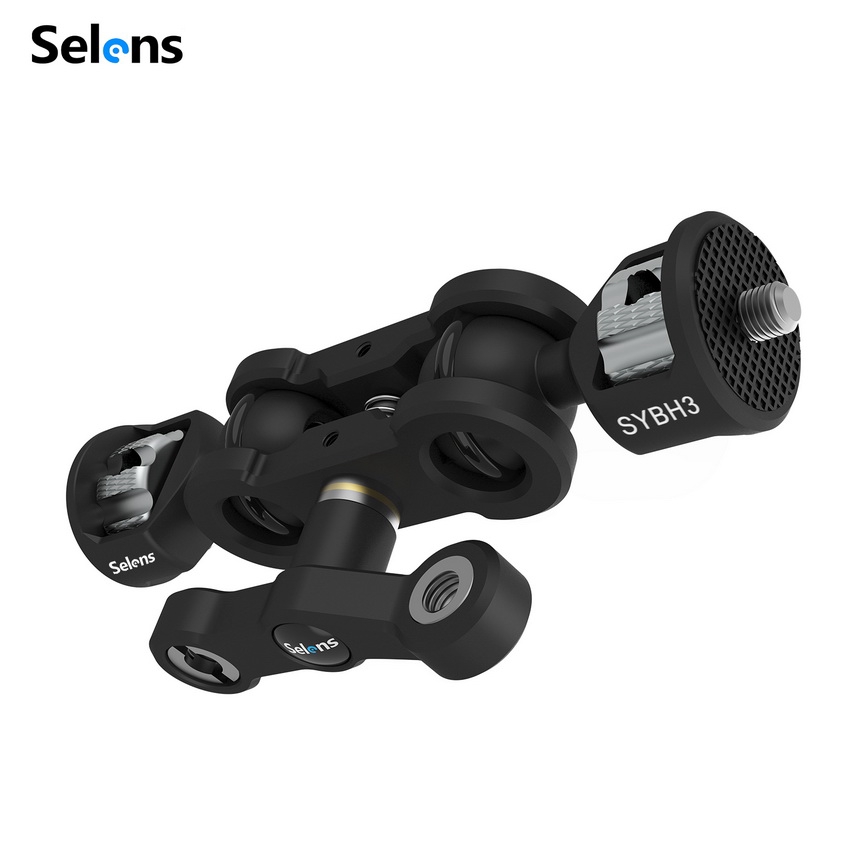Cánh Tay Nối Máy Ảnh Đầu Bi Kép Selens 1 / 4 3 / 8 Inch