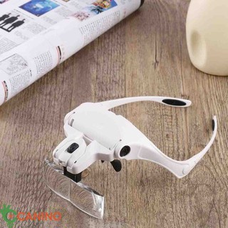 Kính lúp đeo mắt tích hợp đèn led chiếu sáng V5 - KLDMV5