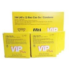 Bao Cao Su VIP Plus - Chính Hãng Hộp 144c