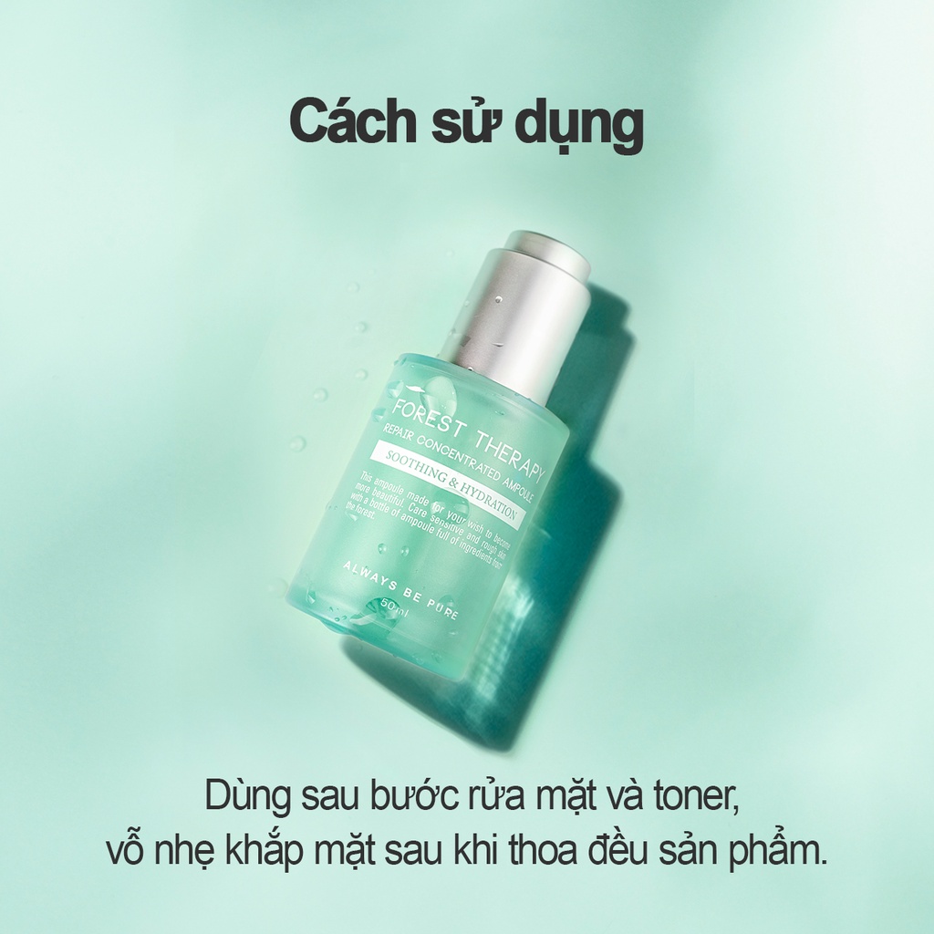 Tinh chất dưỡng da chuyên sâu dạng cô đặc Always Be Pure Forest Therapy Repair Concentrated Ampoule 24ml