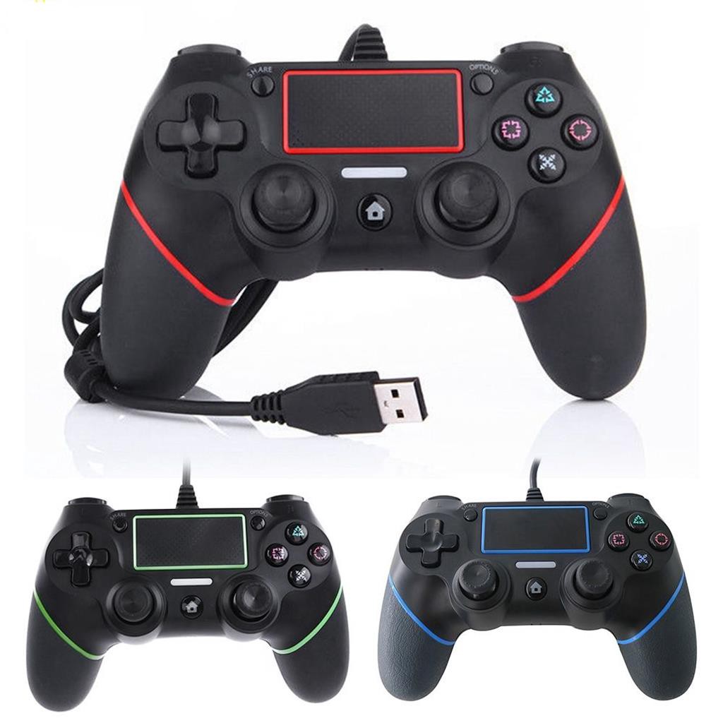 Tay cầm chơi game chuyên nghiệp có dây USB cho PS4 Daulshock 4 -dc3719