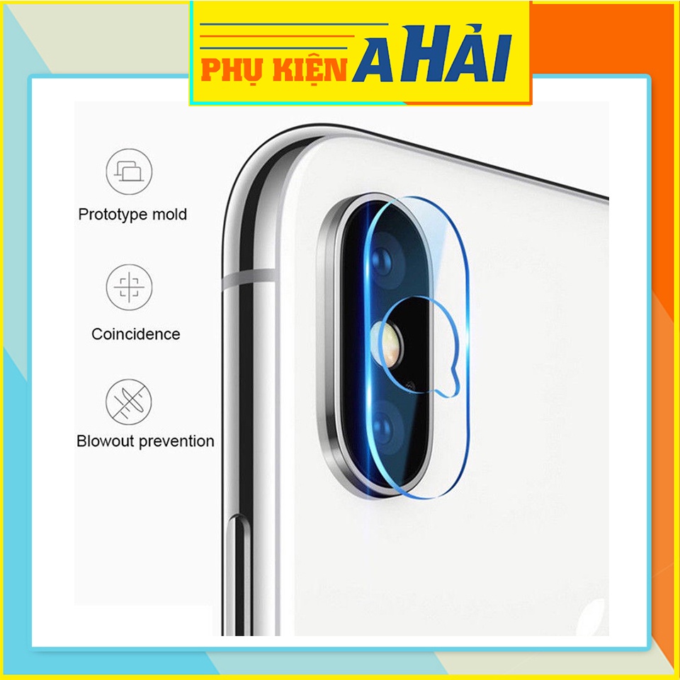 Kính Cường Lực Camera cho iphone 7 8 7Pus 8Plus X Xs Xsmax_Bảo vệ camera