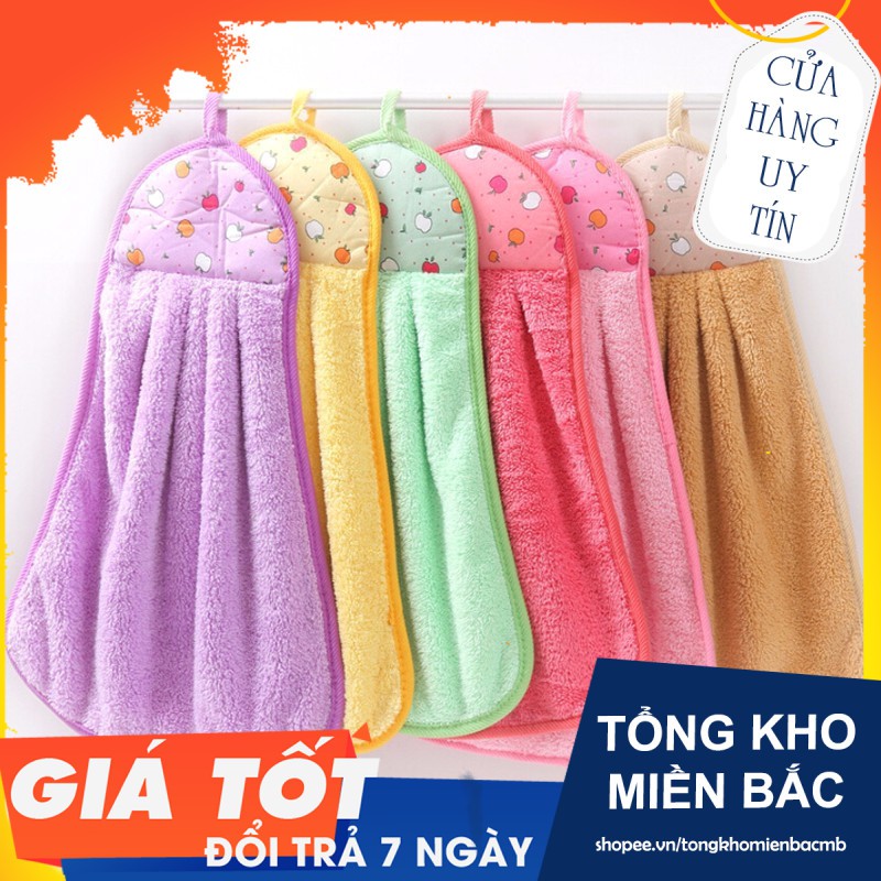 [RẺ NHẤT SHOPEE] Khăn lau nhà bếp có quai treo(Tổng Kho MB)