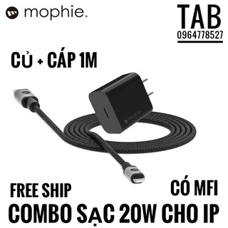 Bộ Sạc Nhanh 20w Mophie Chính Hãng - Bảo Hành 12T