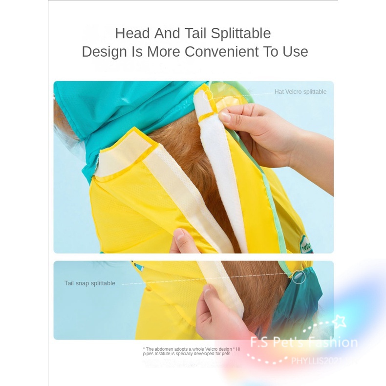 Áo Mưa Thời Trang Nhiều Màu Sắc Cho Chó Cỡ Vừa Và Lớn 3XL-8XL