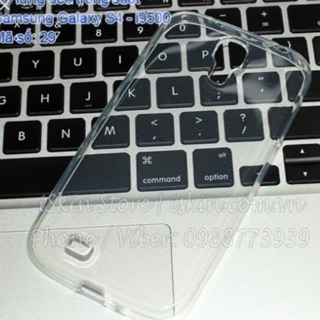 Ốp lưng dẻo silicon trong suốt sam sung S4