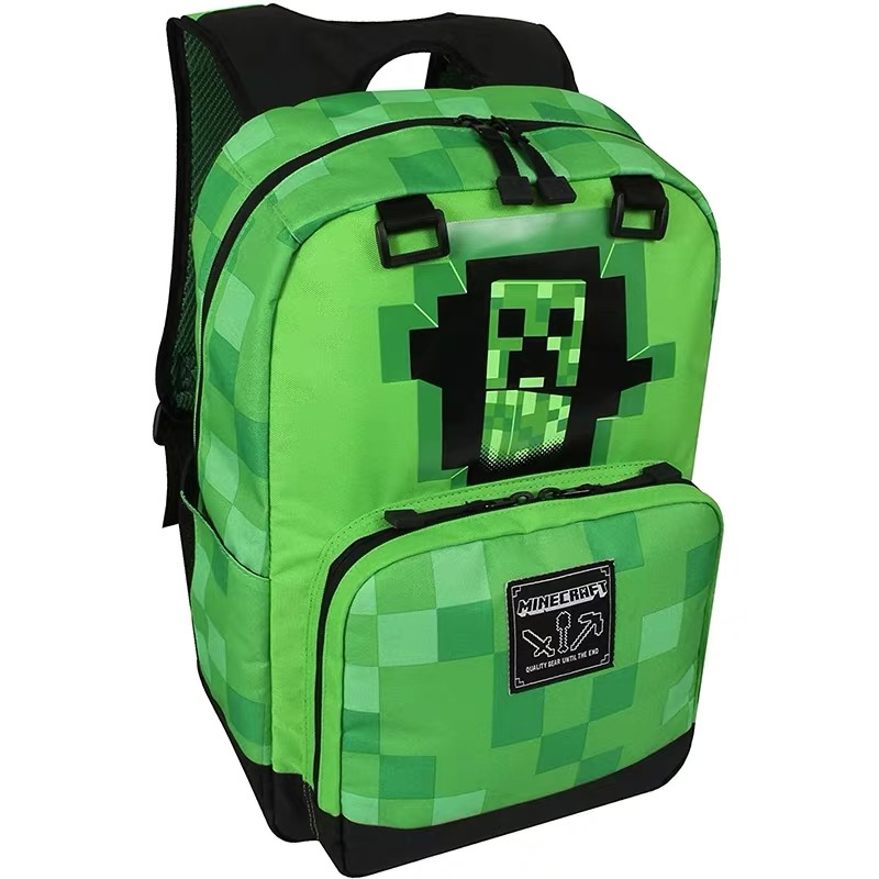 Ba Lô Đi Học / Du Lịch Cỡ Lớn In Hình Game Minecraft 4QJT